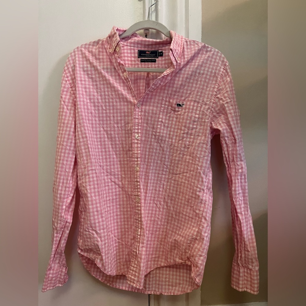 Vineyard vines long sleeve button down dress shirt